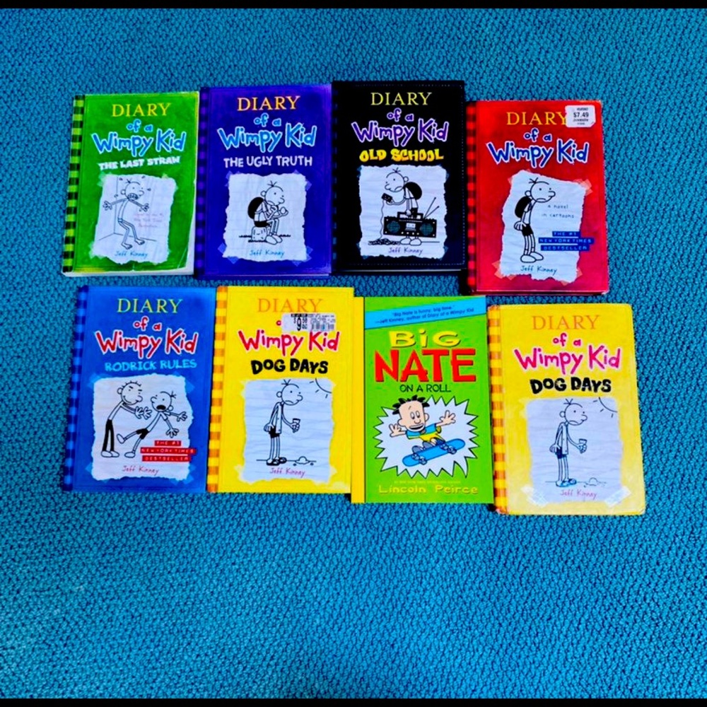 Diary of a wimpy kid book set